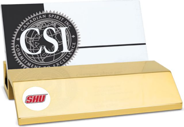 CSI Gold  Card Holder With  Colored Medallion - ONLINE ONLY