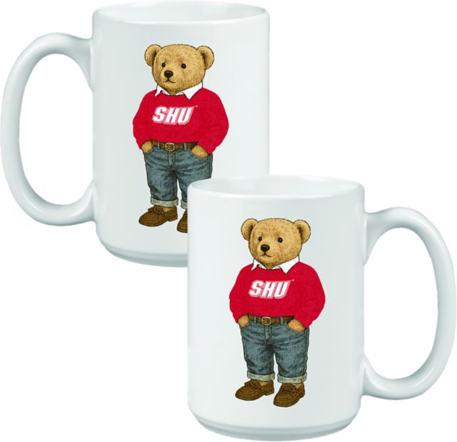 Sacred Heart University 15 oz. Teddy Bear Mug