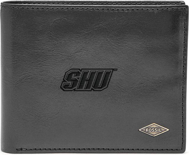 Fossil Leather Ryan RFID Flip ID Bifold - Black - ONLINE ONLY