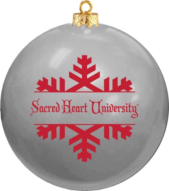 Sacred Heart University Shatterproof Round Ornament
