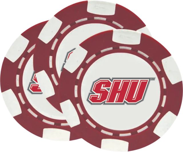 Sacred Heart University Chip Ball Marker 3 Pack