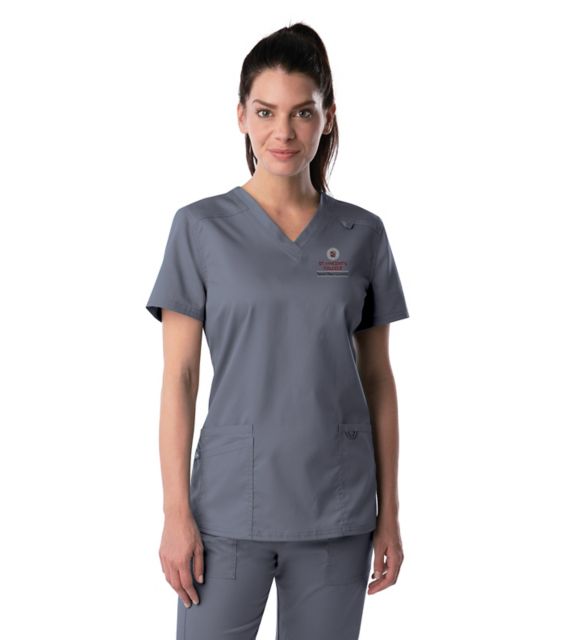 Landau ProFlex Women's 3-Pocket V-Neck Scrub Top