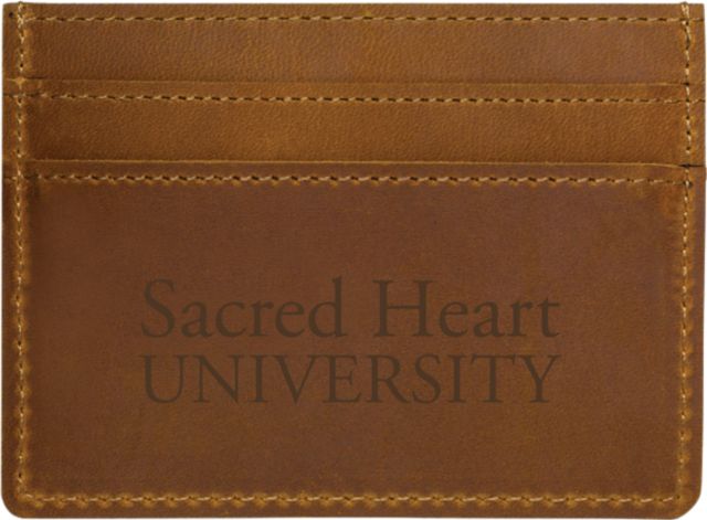 Sacred Heart University Leather Card Holder
