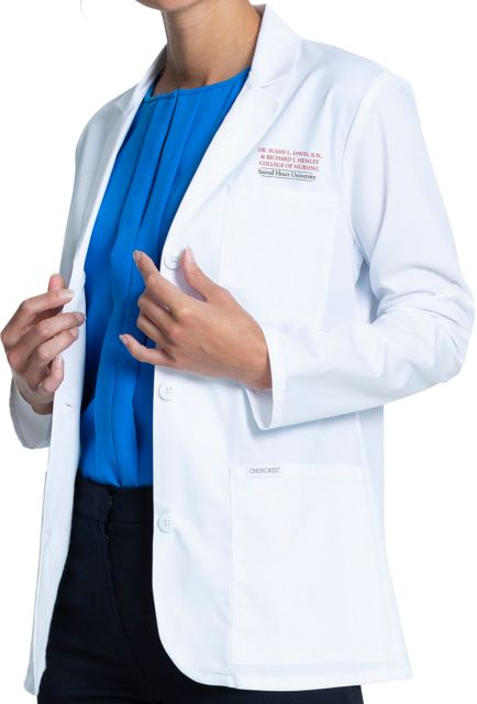 Womens 30in Tall White Lab Coat - ONLINE ONLY