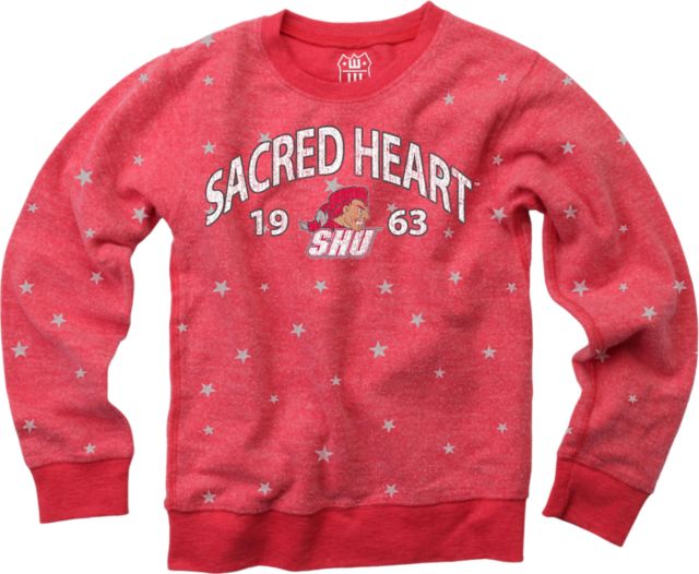 Sacred Heart University Girl's Star Crewneck