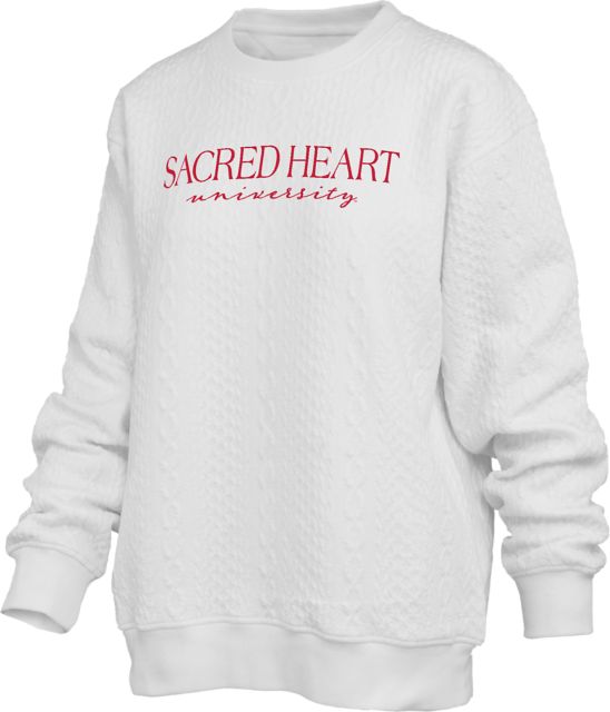 Sacred Heart University Pioneers Women's Oversized Crewneck Sweatshirt