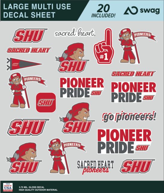 Sacred Heart University Large Sticker Sheet