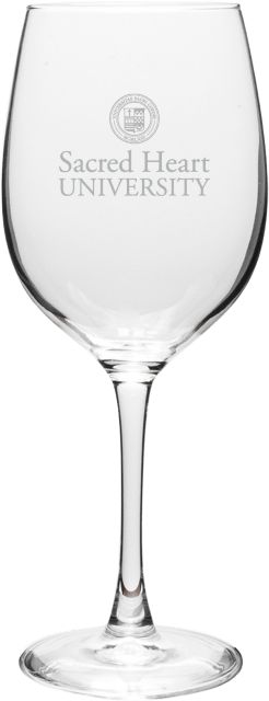 Sacred Heart University 16 oz. Wine Glass
