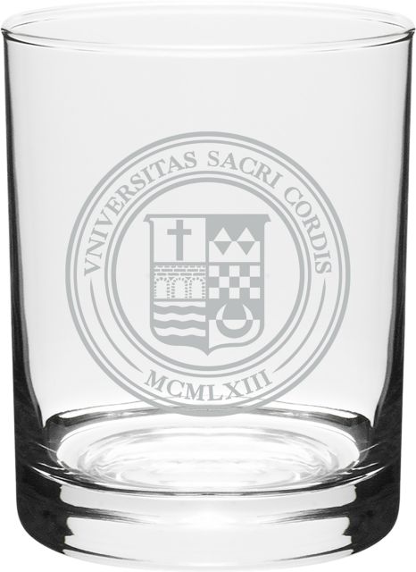 Sacred Heart University 14 oz. Wine Glass