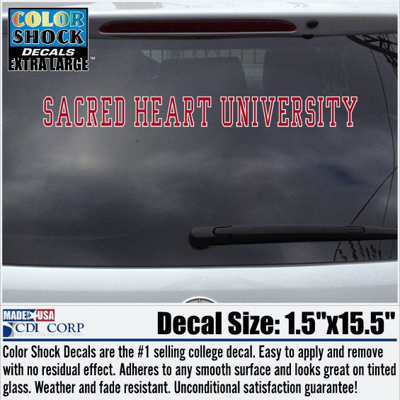 Sacred Heart University Strip Decal
