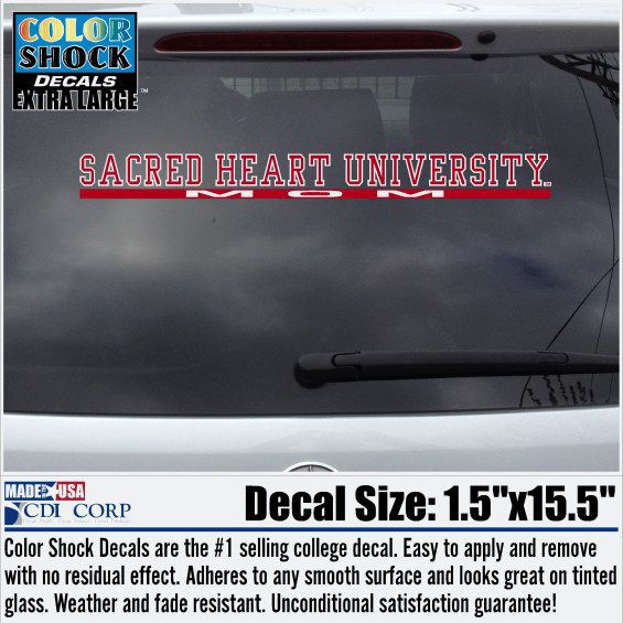 Sacred Heart University Mom Strip Decal