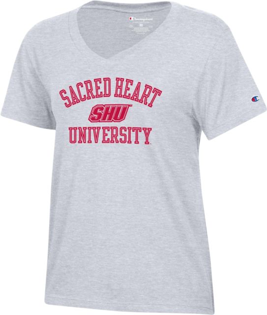 Sacred Heart University Women's V-Neck Short Sleeve T-Shirt