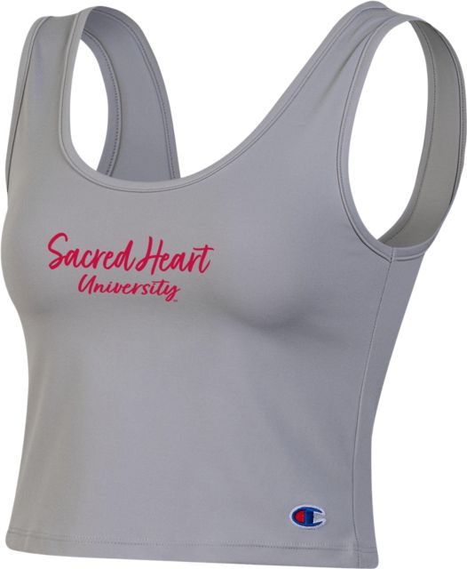 Sacred Heart University Women's Scoop Neck Crop Tank Top