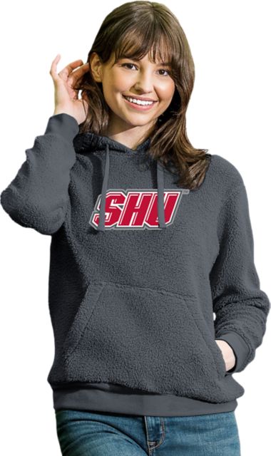Sacred Heart University Women's Sherpa Hooded Sweatshirt