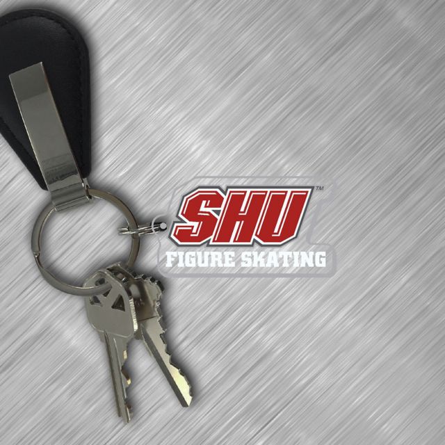 Sacred Heart University Figure Skating Keychain