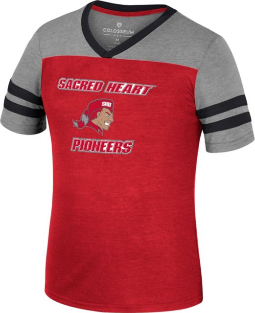 Sacred Heart University Youth Girl's V-Neck Short Sleeve T-Shirt