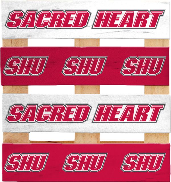Sacred Heart University Pioneers Pallet Coasters - 4 Pack