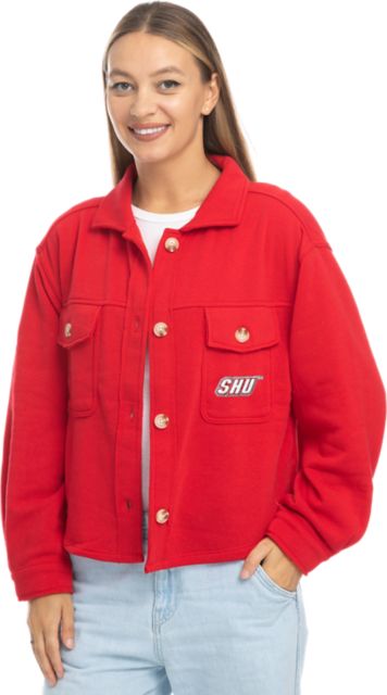 Sacred Heart University Women's Cropped Shacket
