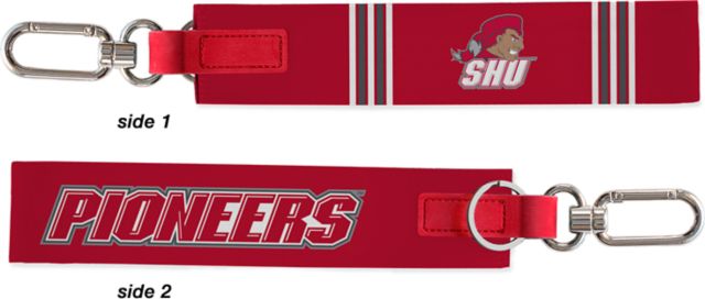 Sacred Heart University Pioneers Carabiner Strap Keychain
