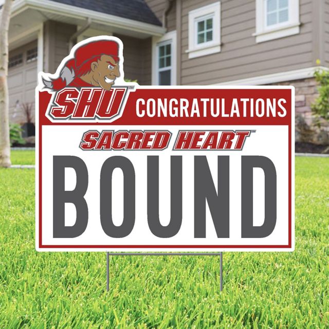 Sacred Heart University Bound 22 x 19 Lawn Sign