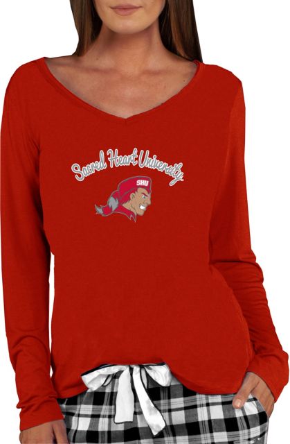 Sacred Heart University Women's Marathon Long Sleeve V-Neck T-Shirt - ONLINE ONLY