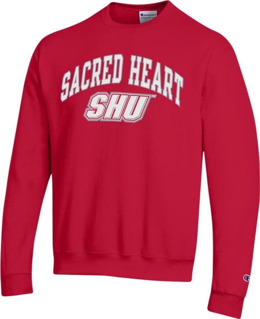 Sacred Heart University Pioneers Helmet Crewneck Sacred Heart University