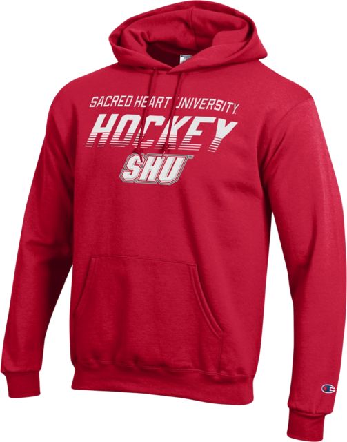 Sacred Heart University Hockey Hooded Sweatshirt Sacred Heart University