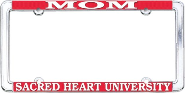 Sacred Heart University Mom License Plate Frame
