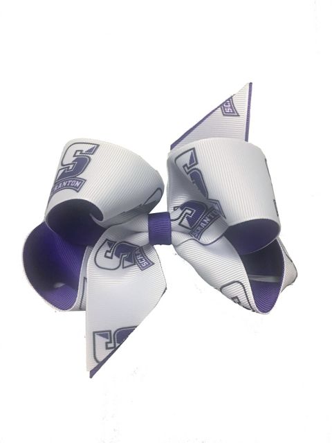 University of Scranton Child 2-Toned Hairbow