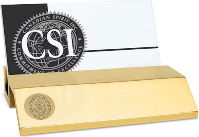 Gold Business Card Holder - ONLINE ONLY
