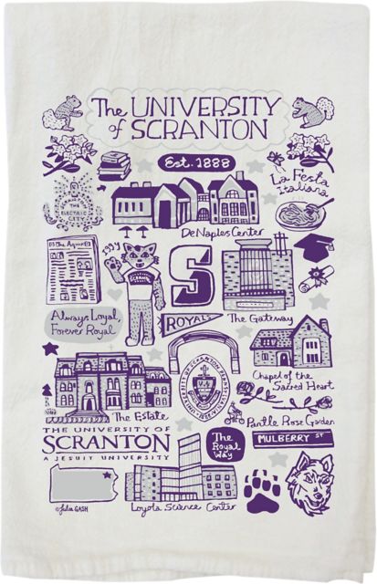 University of Scranton Kitchen Towel