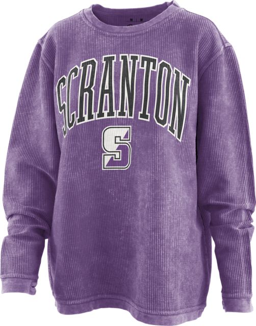 University of Scranton Women's Corded Crewneck Sweatshirt