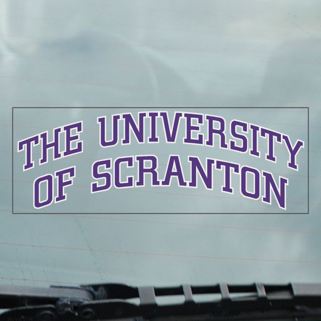 University of Scranton Cling Decal