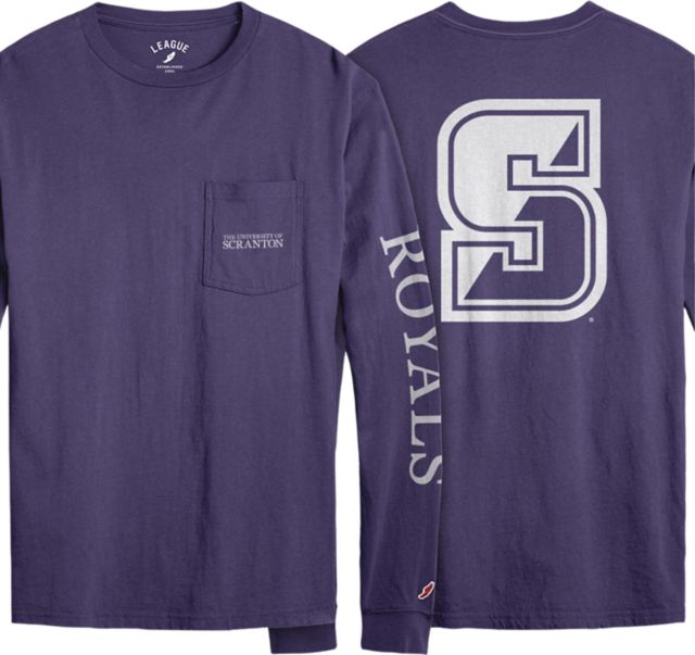 University of Scranton Long Sleeve T-Shirt | League | New Purple | XLarge