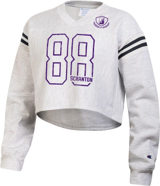 University of Scranton Women's Crop Crewneck Sweatshirt