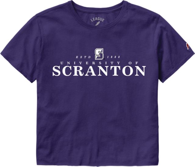 University of Scranton Royals Women's Crop Short Sleeve T-Shirt