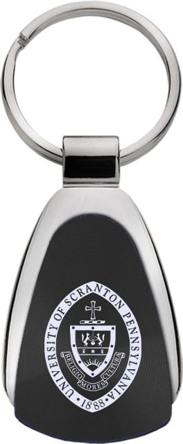 University of Scranton Teardrop Keychain