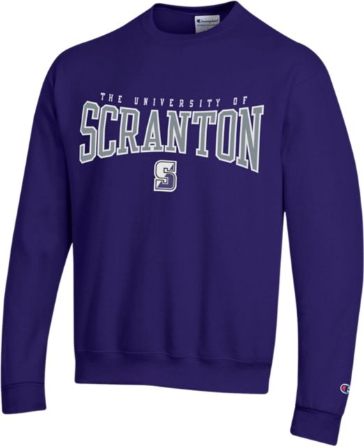 purple crew neck sweatshirt