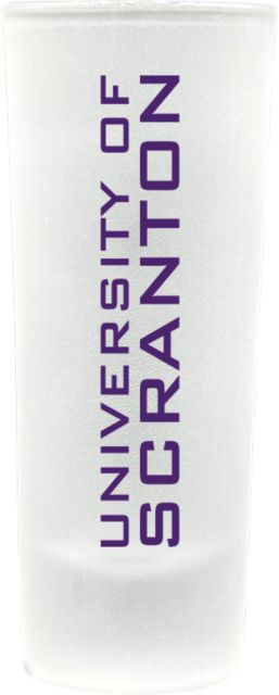 University of Scranton Frosted Collector's Glass