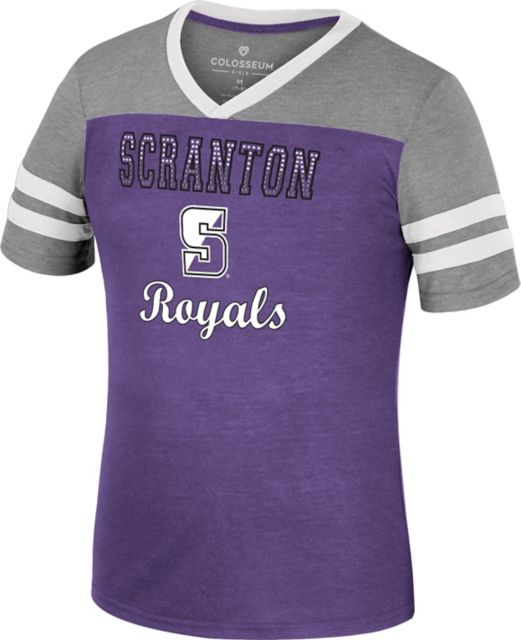 University of Scranton Youth Girl's V-Neck Short Sleeve T-Shirt