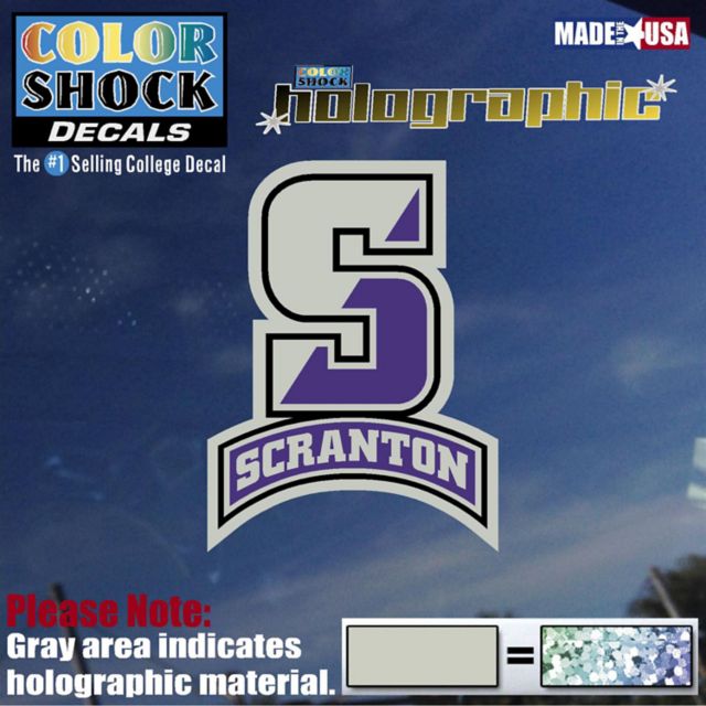 University of Scranton Hologram Decal