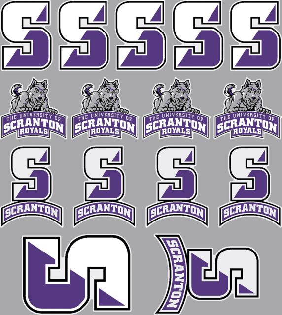 University of Scranton Royals Sticker Sheet