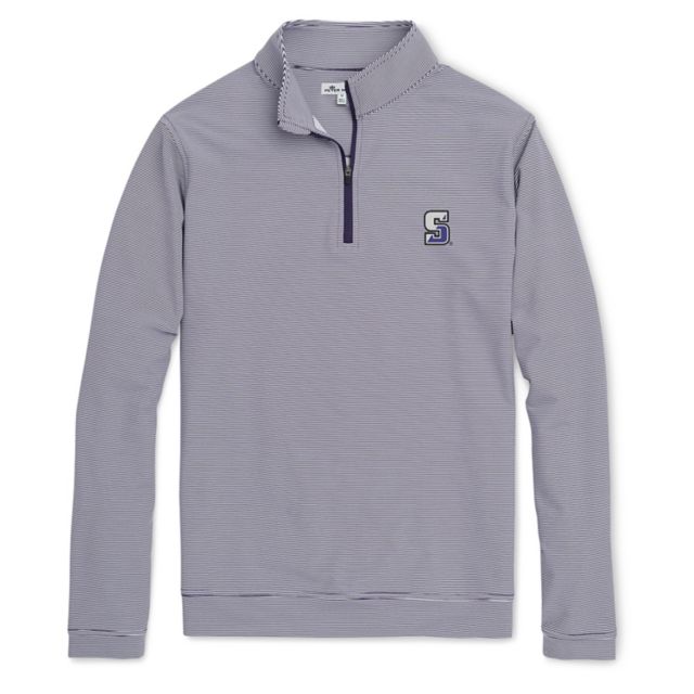 University of Scranton Perth Mini Stripe 1/4 Zip