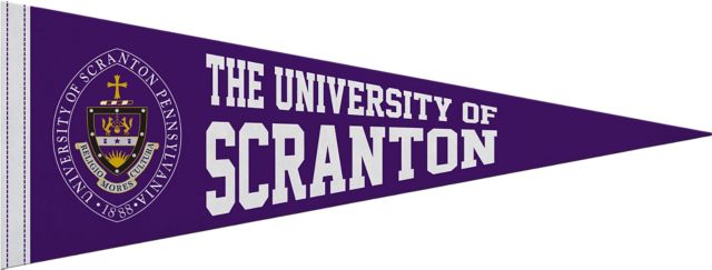University of Scranton 9"X24" Full Color Pennant