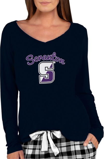 University of Scranton Women's Marathon Long Sleeve V-Neck T-Shirt - ONLINE ONLY