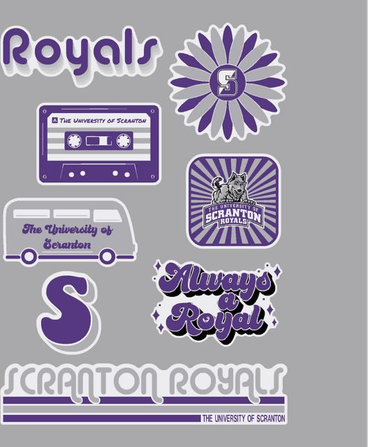 University of Scranton 7.5'' x 7.5'' Sticker Sheet