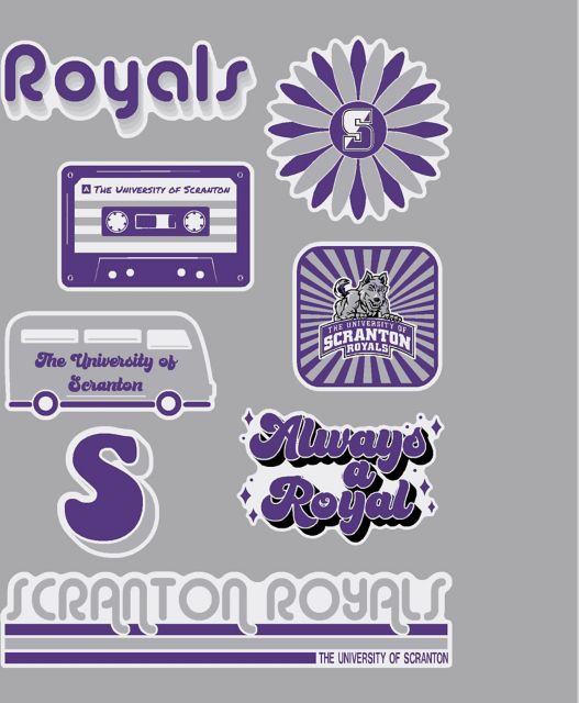 University of Scranton 7.5'' x 7.5'' Sticker Sheet