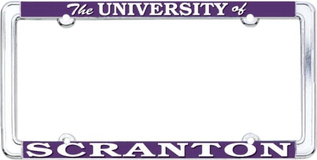 University of Scranton Thin Rim License Plate Frame