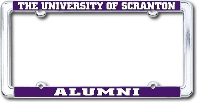 University of Scranton Alumni Thin Dome License Plate Frame