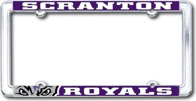 University of Scranton Royals Thin Dome License Plate Frame